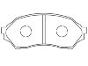 Plaquettes de frein Brake Pad Set:B2YD-33-28Z