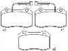 Plaquettes de frein Brake Pad Set:7 736 222 7
